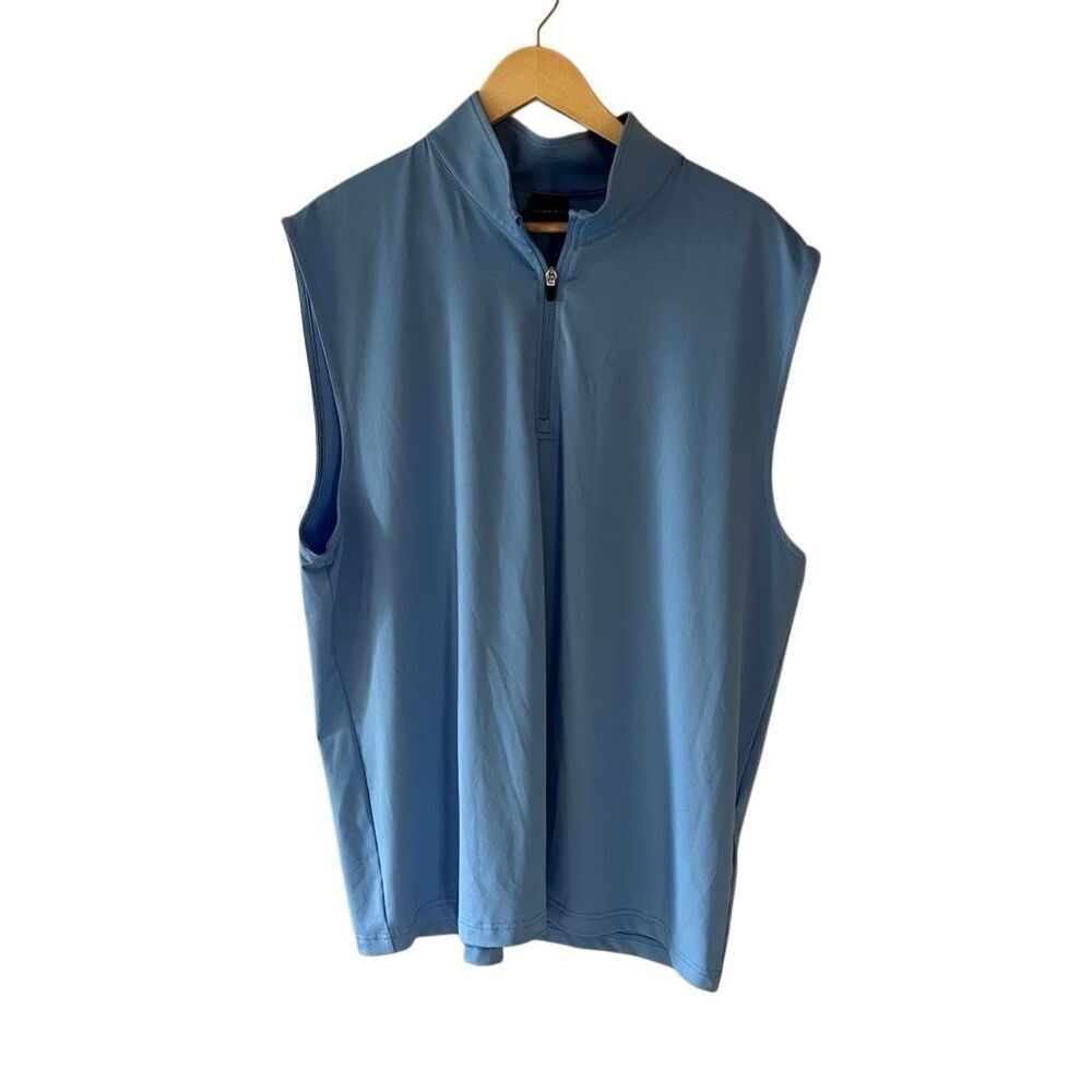 Dunning Men’s lightweight Golf vest quarter zip size XXL golfing athliesure  act